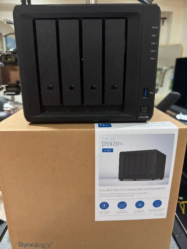 Synology DS920+ NAS Server HARD TO FIND! in Networking in City of Toronto - Image 2