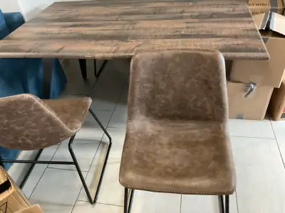 dining table set wooden with 4 chairs , View more