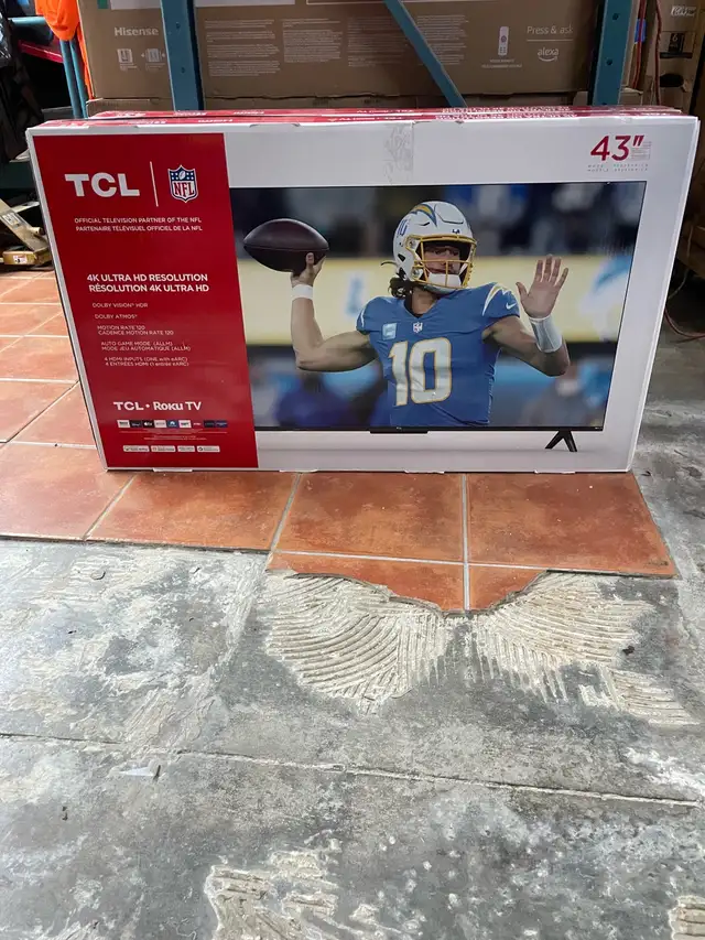 Télé 4K TCL 43’’ NEUVE ! Smart TV avec Fire TV intégré✅ ✅  in TVs in Laval / North Shore - Image 2