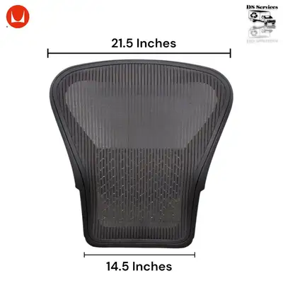 Herman Miller Aeron Size B Backrest Mesh Replacement Black K8404, View more