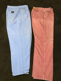 Wrangler and Cenza Colored Jeans - Women's size 16