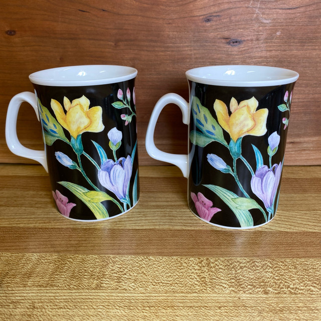 Four Royal Doulton “Floral Eclipse” Fine China Mugs (never used) in Kitchen & Dining Wares in Winnipeg - Image 4