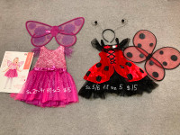sz 2T-4T Butterfly or 5/6 Ladybug all fit 4/5yo Halloween Costum