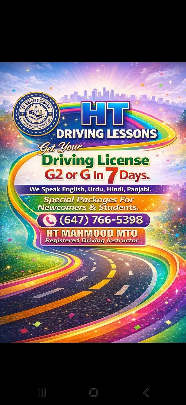 DRIVING INSTRUCTOR, BRAMPTON, MISSISSAUGA65669455333889120