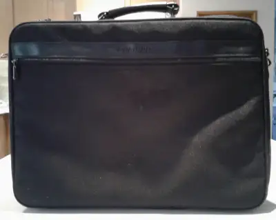LAPTOP BRIEF CASE - BLACK - MULTIPLE COMPARTMENTS, View more