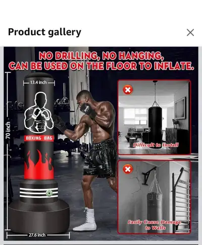 inflatable punching bag, View more