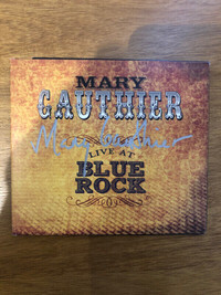 Mary Gauthier Live at Blue Rock signed RARE CD