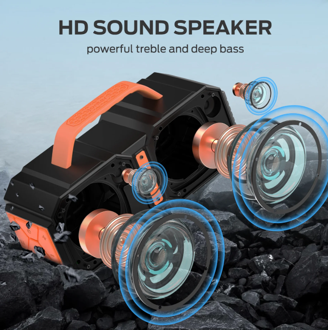 BNIB BUGANI Waterproof Bluetooth Indoor/Outdoor Speaker in General Electronics in Markham / York Region - Image 6