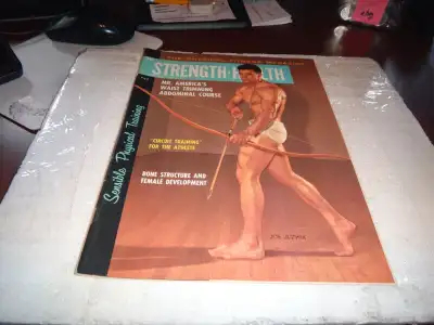 The physical fitness magazine strenght & health 1961 bodybuildin, View more