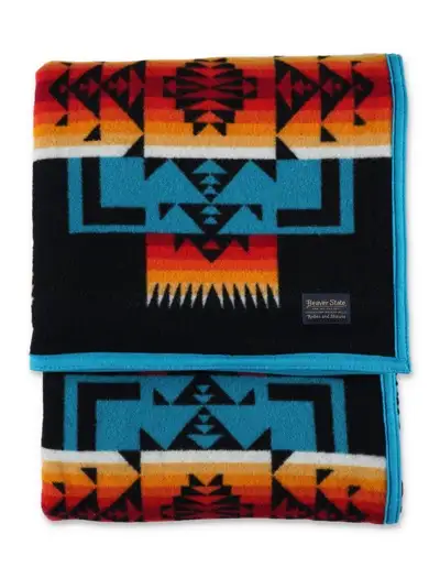 Pendleton CHIEF JOSEPH JACQUARD ROBE - BLACK NWT, View more