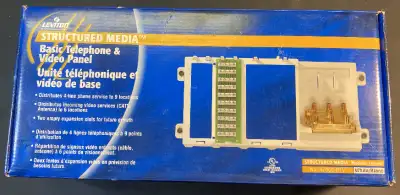 Leviton Telephone and Video Panel with extra boards, View more