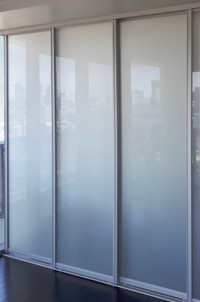 Sliding Glass Door Panels With Aluminum Frame And Hardwares
