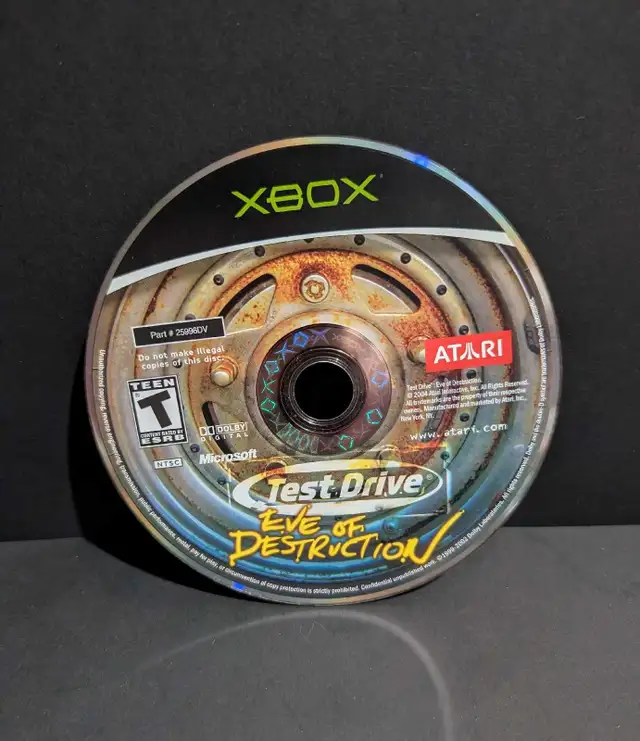 XBox Test Drive Eve Of Destruction Video Game Manual Case Works in Older Generation in Charlottetown - Image 4