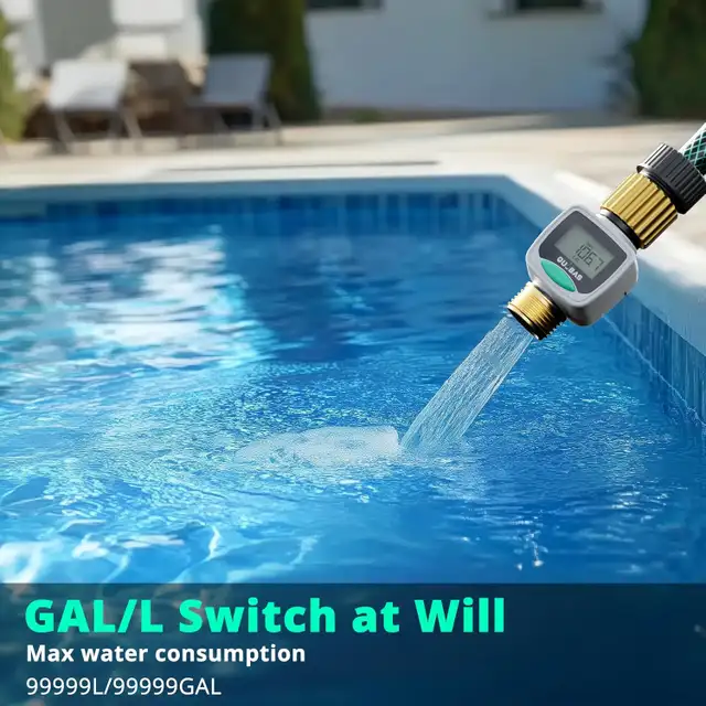 QUOBAS Water Flow Meter for RV & Garden Hose with Dual Scale in Other in Longueuil / South Shore - Image 7