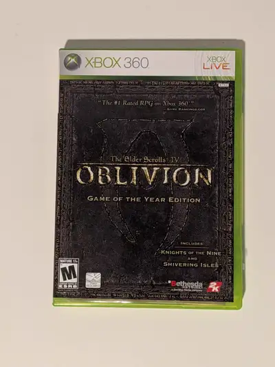 The Elder Scrolls IV Oblivion Game of The Year Edition Xbox 360, View more