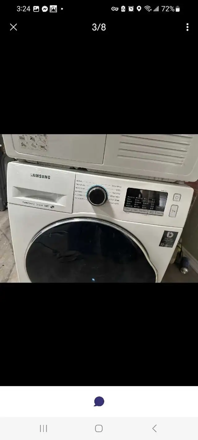 Samsung 24 w front load washer washing machine  in Washers & Dryers in City of Toronto - Image 3