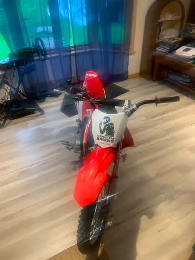 Well taken care of 2021 Honda CRF 110, Many New Parts. Only Reason for selling is upgraded to CRF125...