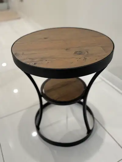 Rustic Wood Side Table / End Table, View more