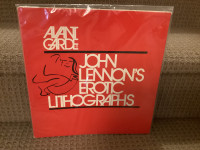 REDUCED Avant Garde #11 - RARE John Lennon Lithographs (Beatles)