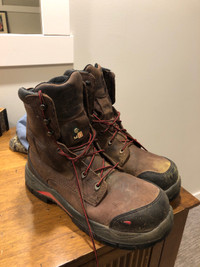 Size 10 red wing steel toe work boots 