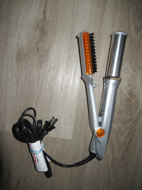 Hair Curler and Hair Straightener 2 in 1 Rotating Iron
