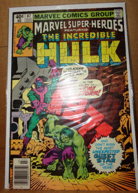 Marvel Superheroes Featuring The Hulk Circa March 1980 No. 87