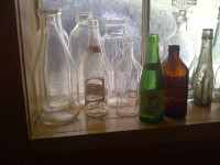 antique vintage bottles