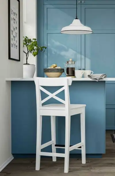 Bar stools white , View more