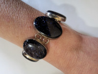 Blue Goldstone bracelet $60