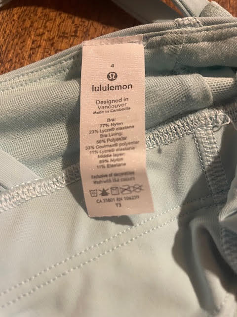 Lululemon light blue sports bra in Women's - Tops & Outerwear in Kitchener / Waterloo - Image 3