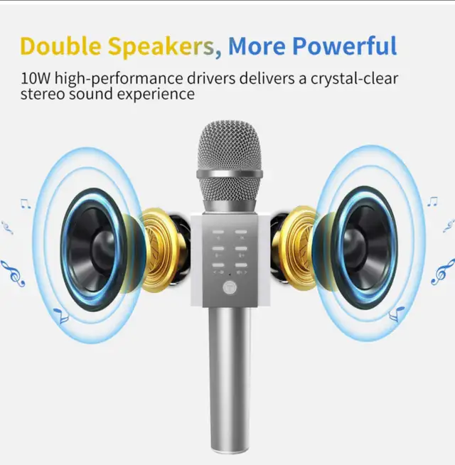 TOSING 008 KARAOKE WIRELESS MICROPHONE in Pro Audio & Recording Equipment in Barrie - Image 5