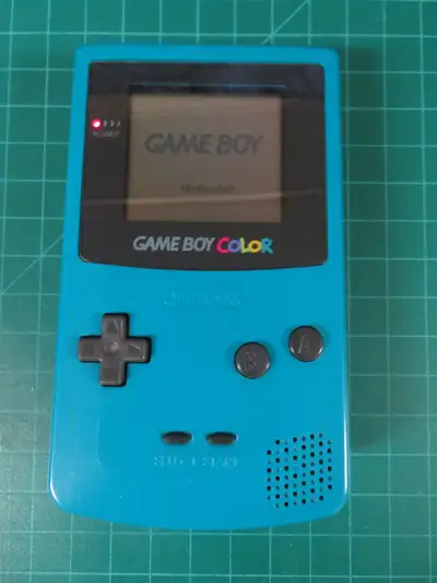 Nintendo Gameboy Color (Teal) Cleaned UP!, View more