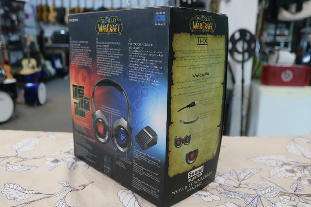 Sound Blaster World of Warcraft Wired USB Headset (#28092) in Speakers, Headsets & Mics in City of Halifax - Image 2