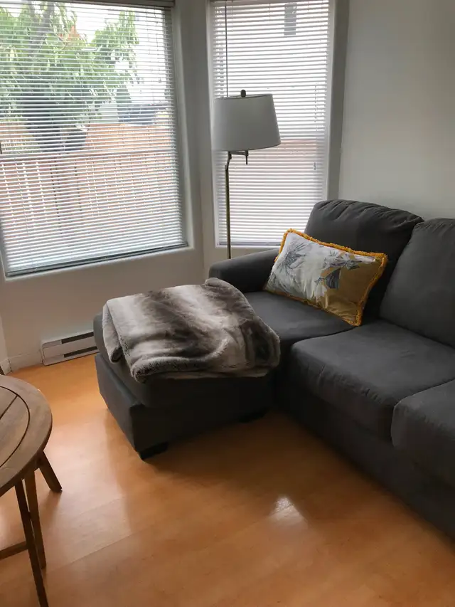 1 bedroom semi furnished suite available March 1st
