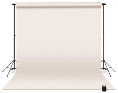 3 seamless backdrops for studio photography. 1 white (53" W), 1 grey (53" W), 1 white (107" W). Each...