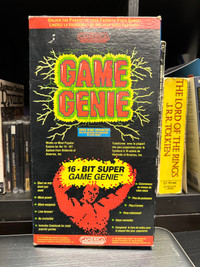 Super nintendo game genie box only