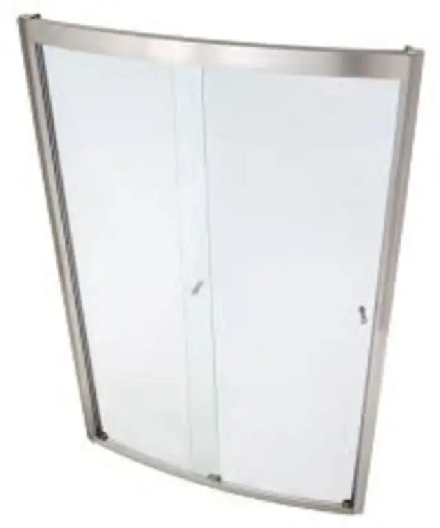 New American Standard Ovation Curved Shower Door!