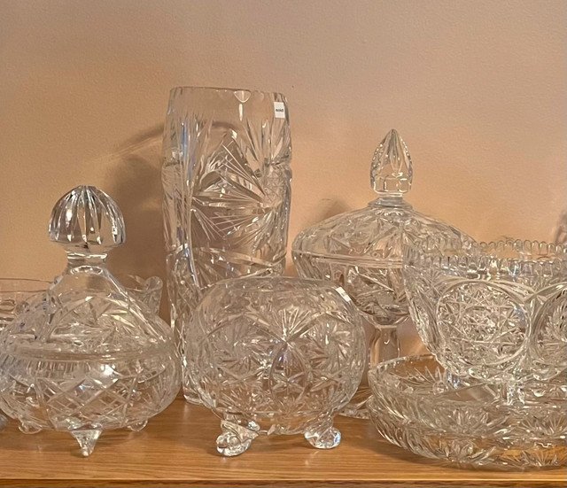 Vintage and Antique Bohemian/Czechoslovakian Crystal in Arts & Collectibles in Calgary