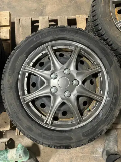 $200 for all four $50 for each tire with rim 205/55 R16 91H Champiro tires WT-55 Tire tread depth 8/...