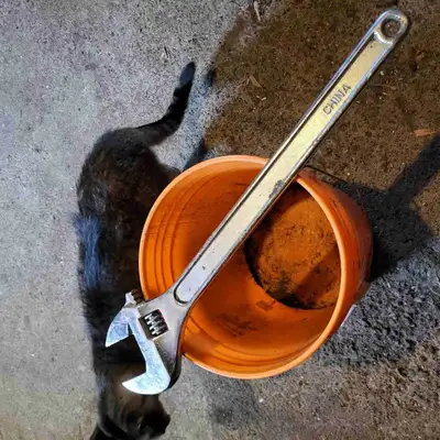 large adjustable wrench, View more