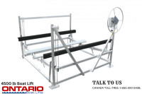 MUST Have: Bertrand 4500 lb Boat Lift for Easy Docking.
