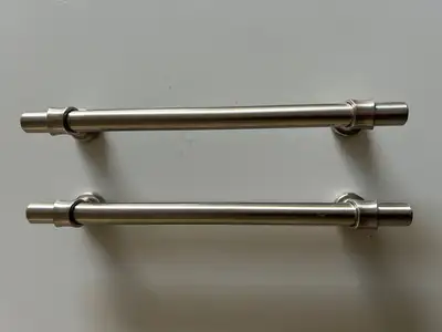 2 8" Brushed Nickel Cabinet / Door Handles, View more