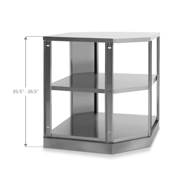 Outdoor Stainless Steel 90-Degree Corner Cabinet NewAge in BBQs & Outdoor Cooking in Sarnia - Image 3