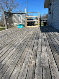 Free deck in Charlottetown 