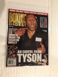 Mike Tyson boxing digest 2002 April issue 