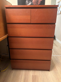 Malm 6 Drawer Dresser - can deliver 