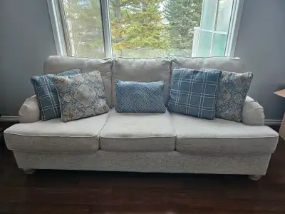 Couch with cushions, View more