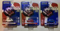 Set of 3 The Italian Job 1/64 Diecast Cars Greenlight 