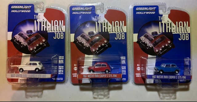 Set of 3 The Italian Job 1/64 Diecast Cars Greenlight  in Toys & Games in Saskatoon