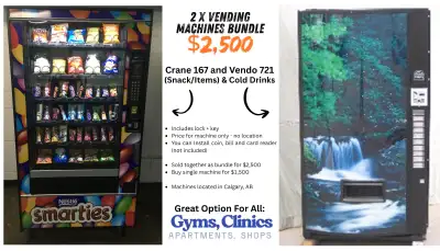Both Vending Machines For Business, Clinic or Condo, View more